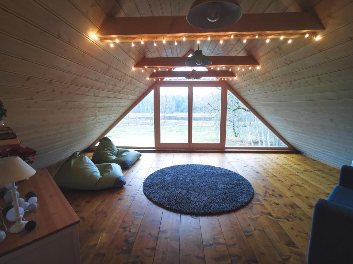 "Gaujmale" Sauna House In Nature Laukbeitini Exteriör bild