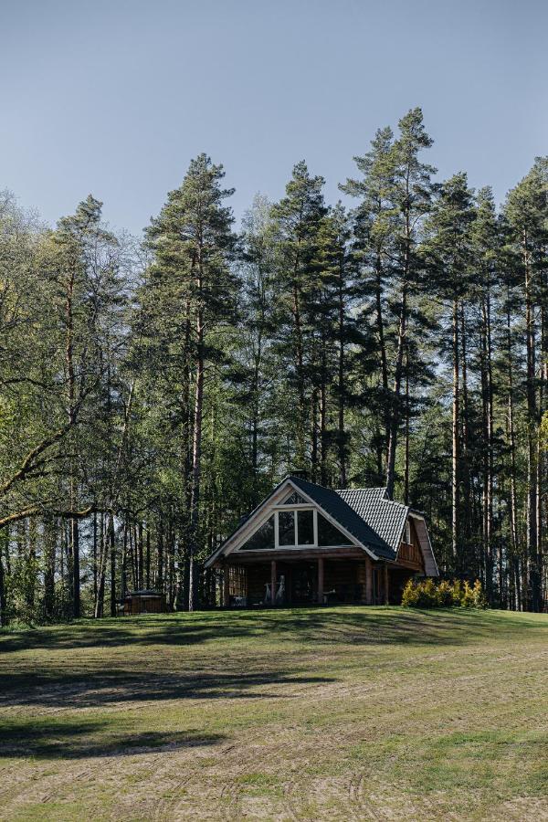 "Gaujmale" Sauna House In Nature Laukbeitini Exteriör bild