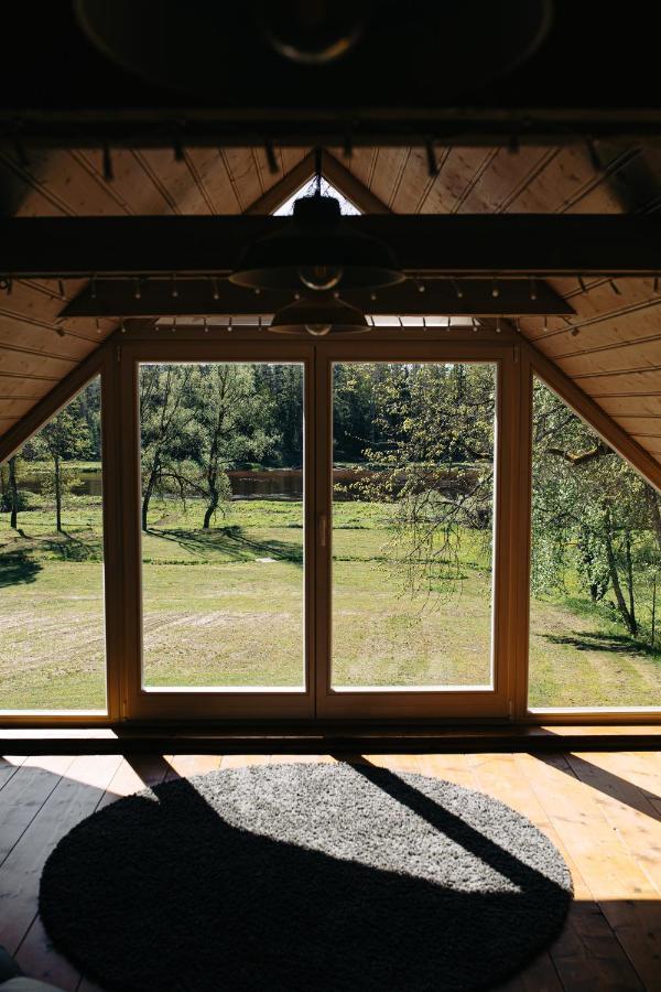 "Gaujmale" Sauna House In Nature Laukbeitini Exteriör bild